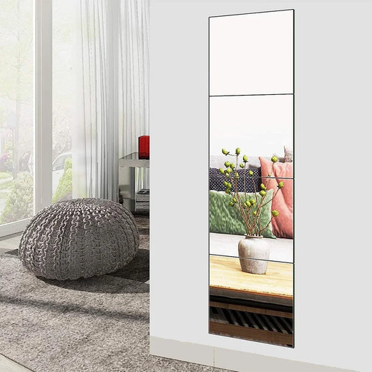 3d Mirror Wall Sticker Diy Square Acrylic Decal