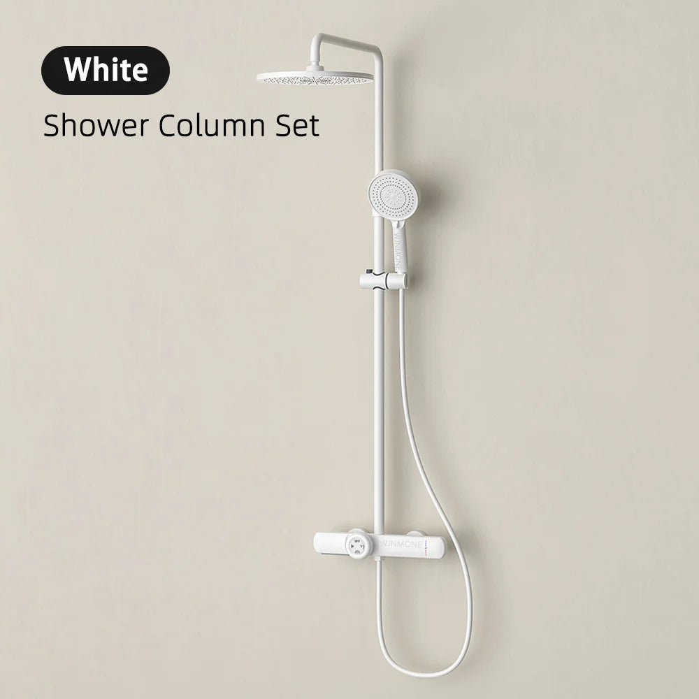 Luxury Solid Brass Smart Thermostatic Showers System Split