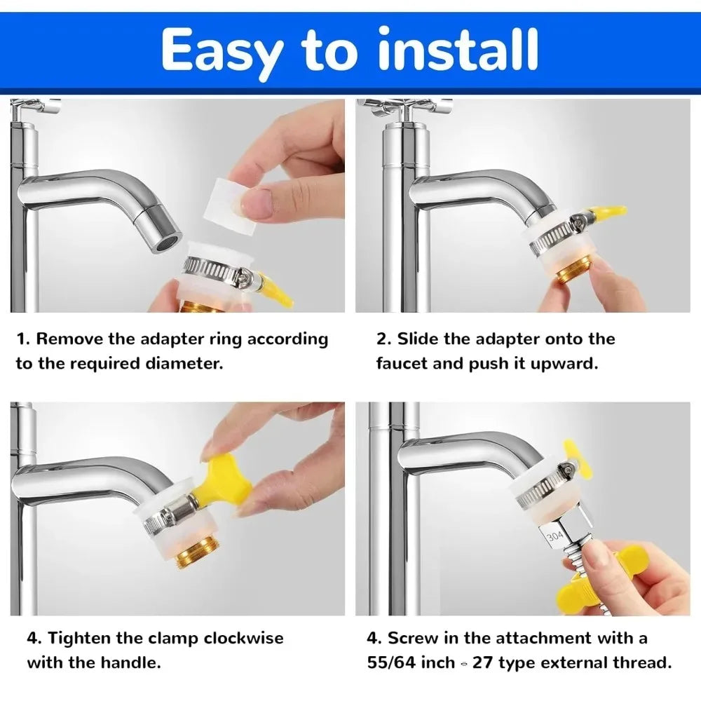 Pc Faucet Hose Adapter Sink Faucet Adapter To