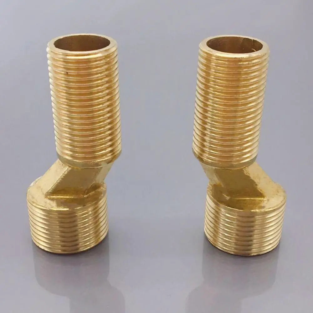 Copper Angled Curved Foot Lengthened Thickened Eccentric Screw