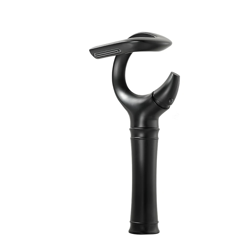 Design Basin Faucet Brass Bathroom Basin Waterfall Cold