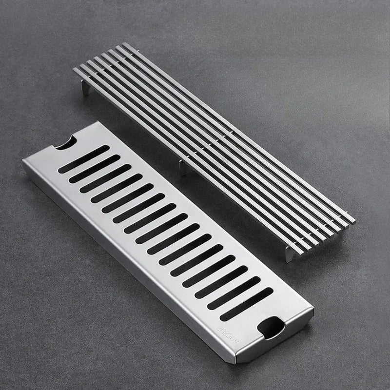 304 Stainless Steel Long Strip Floor Drain Cover