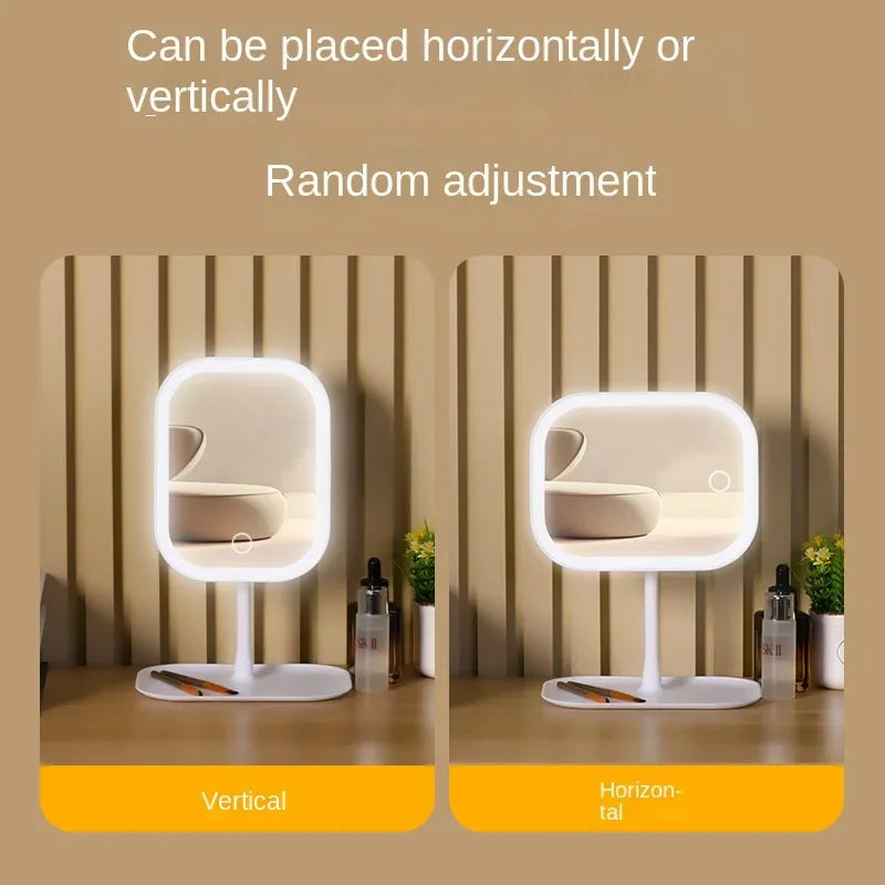 Desktop Vanity Mirror Led Makeup Mirror Colors Light