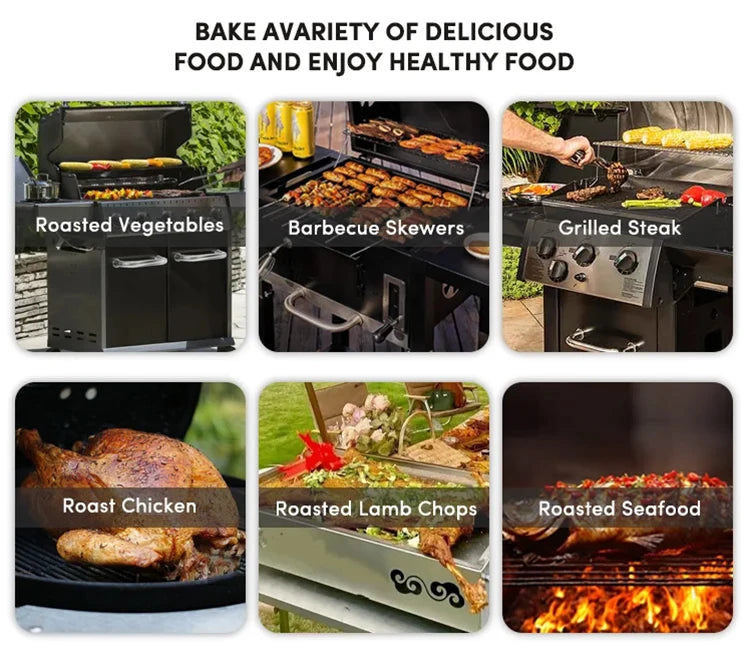 Sturdy 304 Stainless Steel Outdoor Cabinet Grill Cooktop