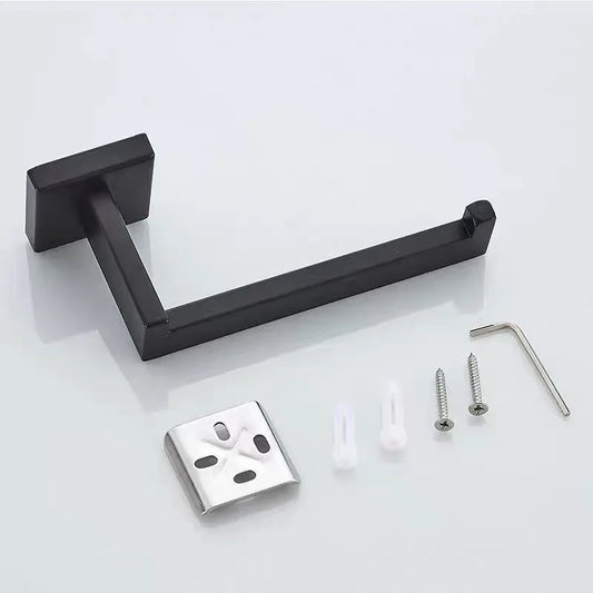 304 Stainless Steel Bathroom Matte Black Toilet Paper