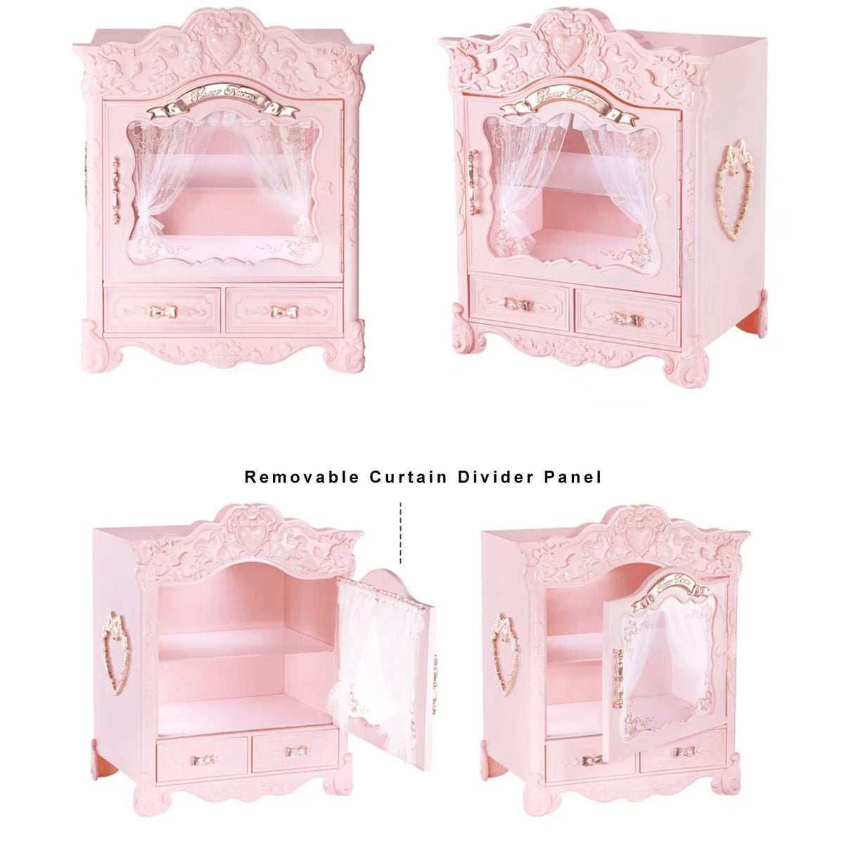 Flower Knows Bunny Garden Makeup Organizer Box Cute