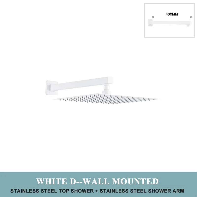 White Black Gold High Quality 8/10 Inch Stainless