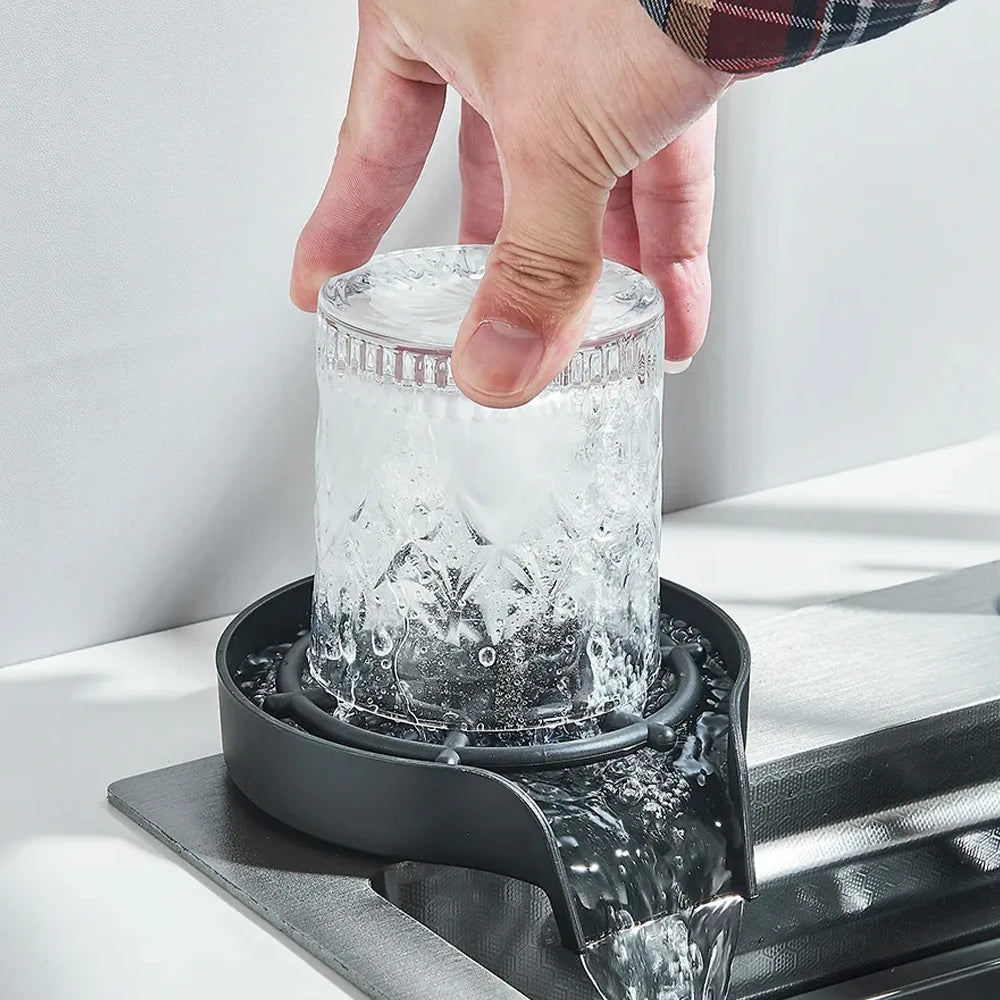 304 Stainless Steel Waterfall Sink Large Slot Integrated