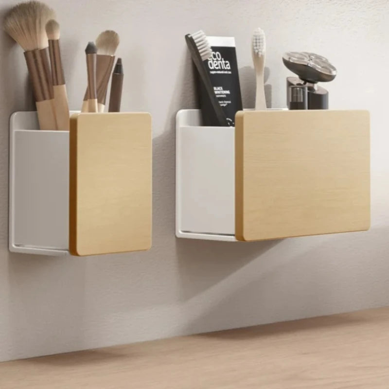 Luxury Walnut Wood Wall Mount Storage Box No