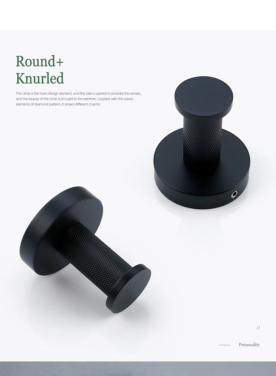 Black Bathroom Brass Knurled Kit Paper Holder Towel