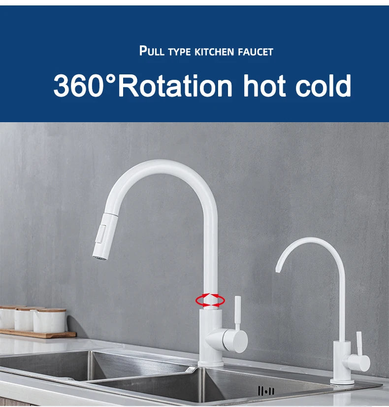 Smart Touch Sensor Sink Faucet Brushed Nickel Pull