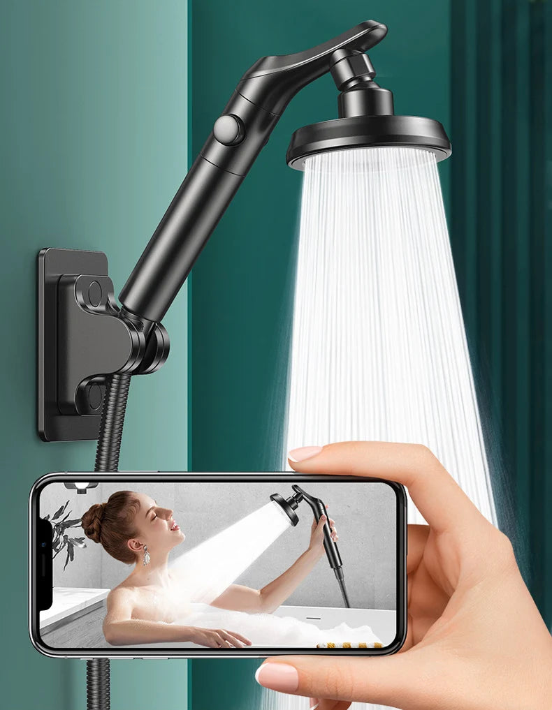 Handheld Overhead Shower Head Dual-Purpose Booster Shower Head