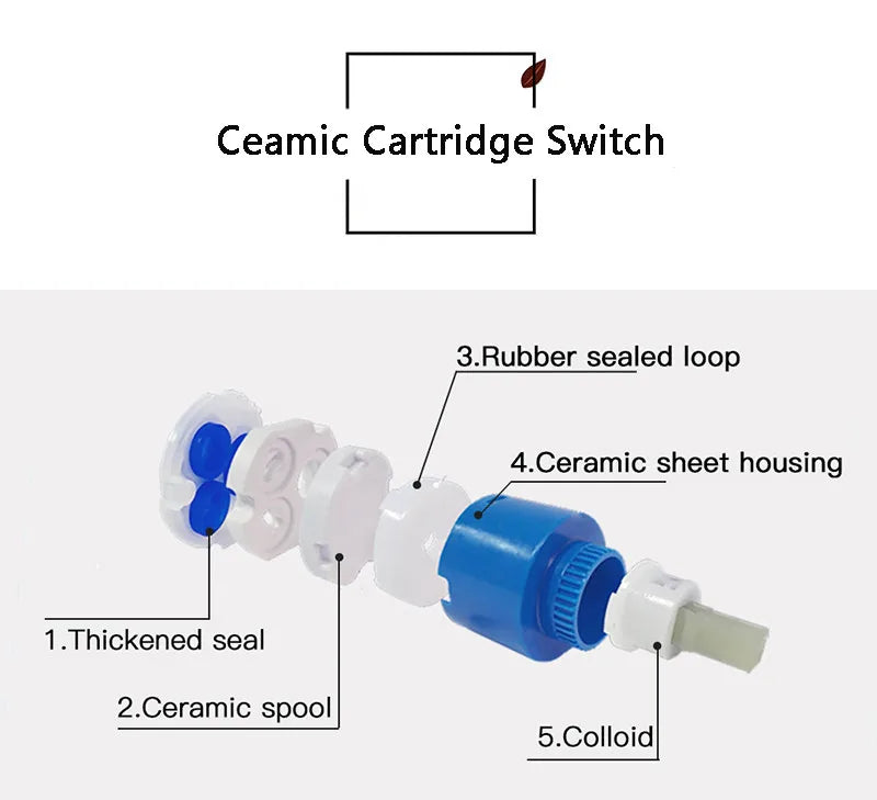 Basin Faucet Gold Black Waterfall Faucet Brass Bathroom