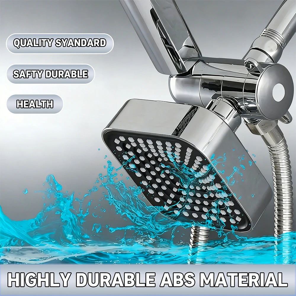 High-Flow Large Nozzle Handheld Shower Head Two-In-One Shower