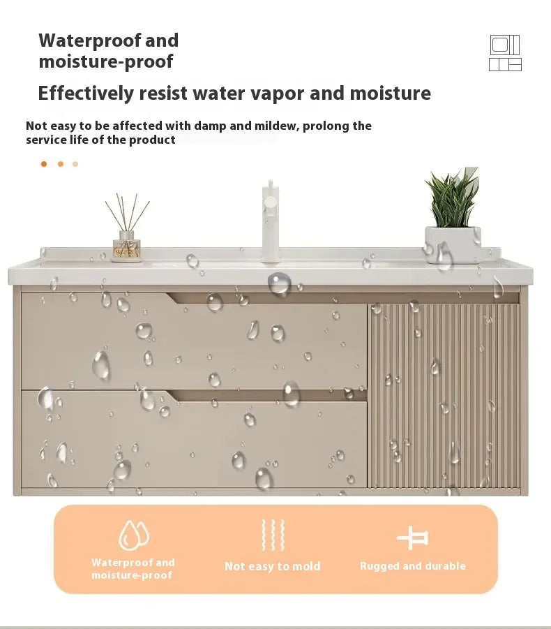 Modern Basin Bathroom Cabinet Combination Sink Minimalist