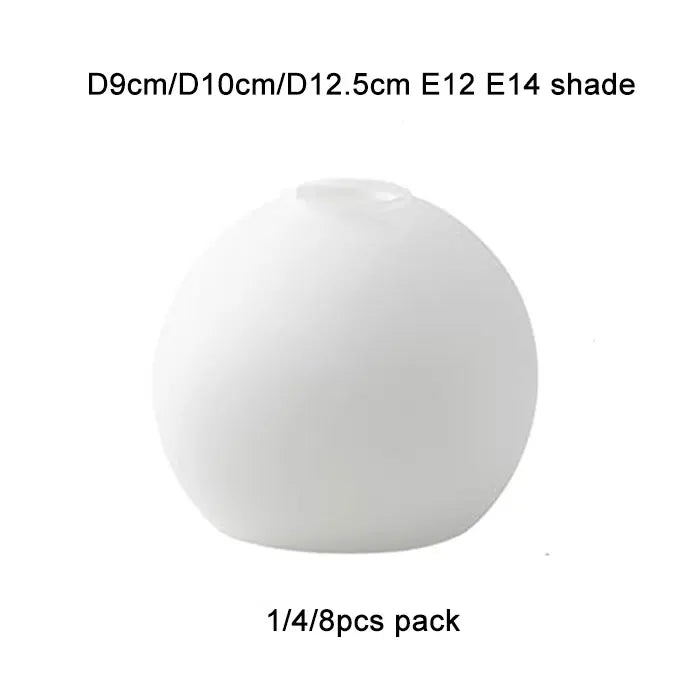 Soft White D9cm D10cm D12 5cm E14 Glass