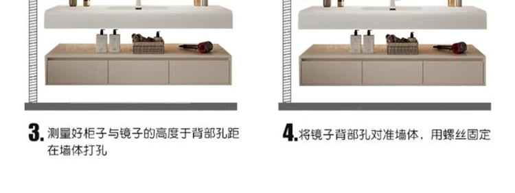Bathroom Furniture Skin Sensor Bathroom Vanity Cabinet Sink