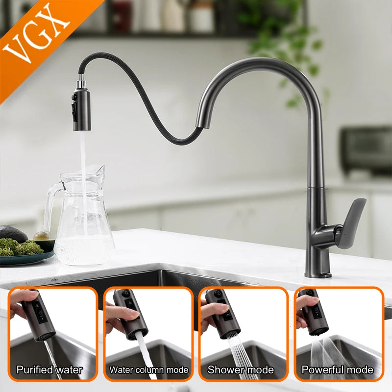 Vgx Filter Water Faucet Dual Spout Pure Drinking