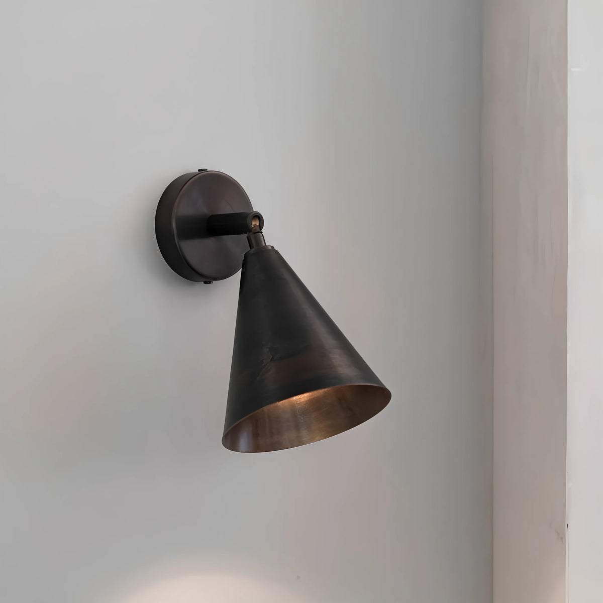 Nordic Full Copper Retro Wall Lamp Master Bedroom