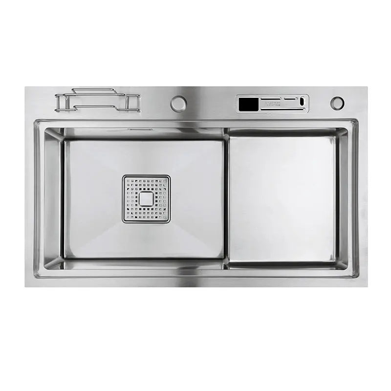 High Low Sink Water-Saving Design Matte Black Knife