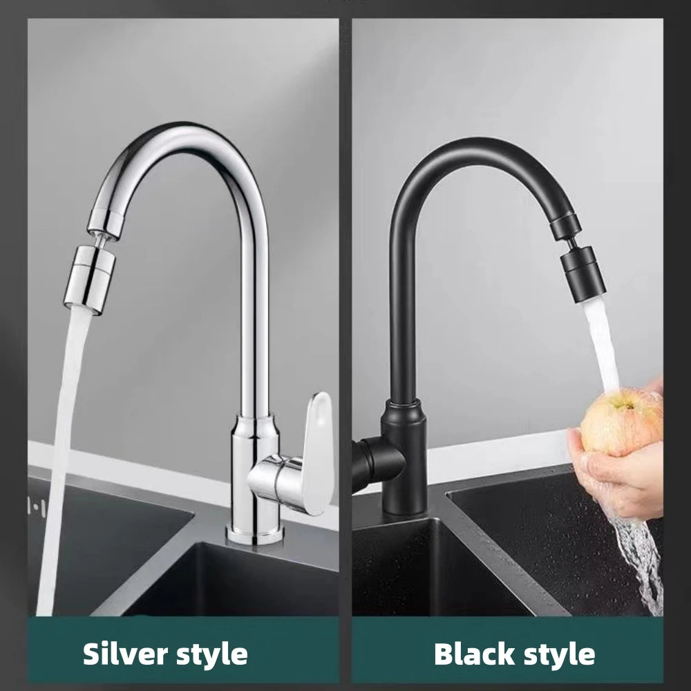 360 Rotary Faucet Spray Head Filter Washbasin Splash