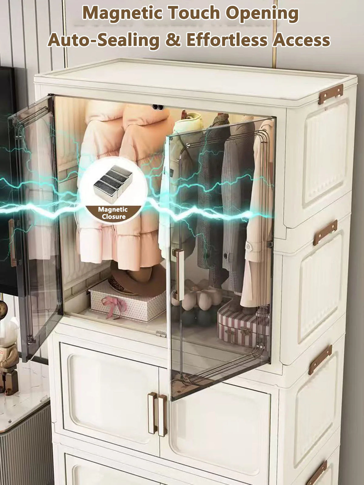 Multi-Functional Folding Storage Cabinet Office Bathroom