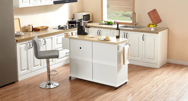 60 Mobile Islands Rolling Trolleys Island Table Drop