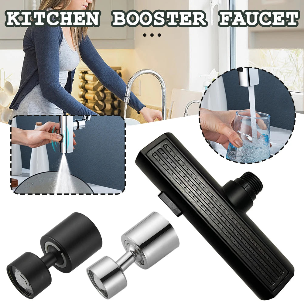 360 Rotating Waterfall Faucet Universal Splashproof Extension