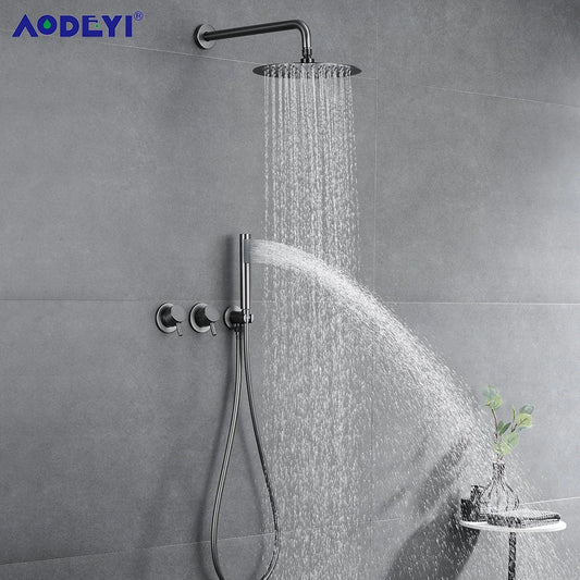 Bath Mixer Tap Shower Cold Bathroom Faucet System