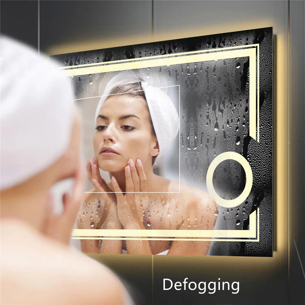 Luvodi Led Mirror Bathroom Wall Mounted Magnifying Mirror