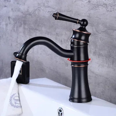Zgrk Basin Faucets Antique Brass Sink Faucet Handle