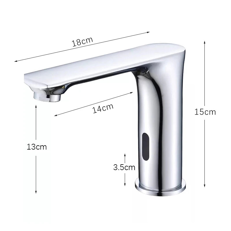 Oxg Automatic Sensor Touchless Bathroom Faucet Modern Basin