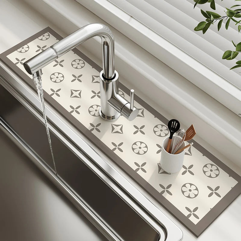 Classic Diotomite Sink Faucet Table Mat Toilet Drain