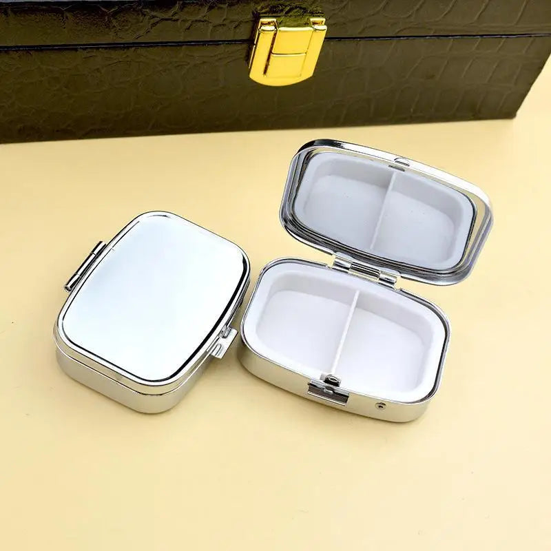 Multi Compartment Mini Jewelry Display Case Mirror Storage