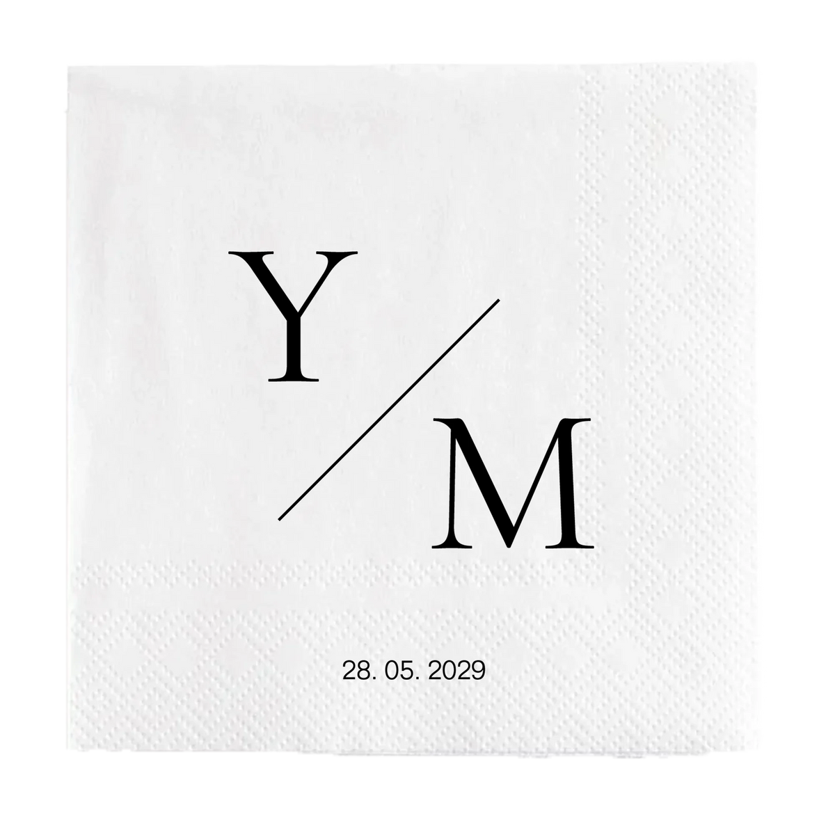 Personalized Paper Napkins Disposable Custom Wedding Napkins Of