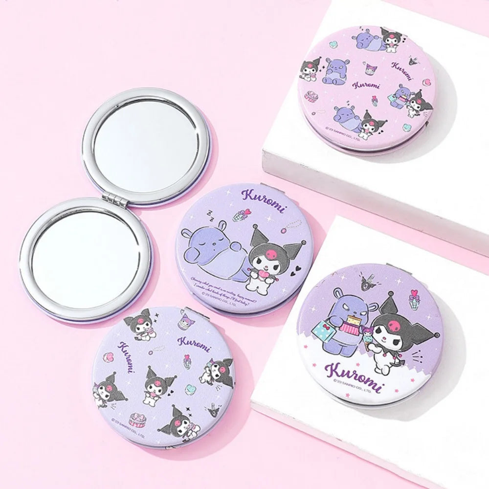 Genuine Hello Kitty Melody Folding Makeup Mirror Cartoon