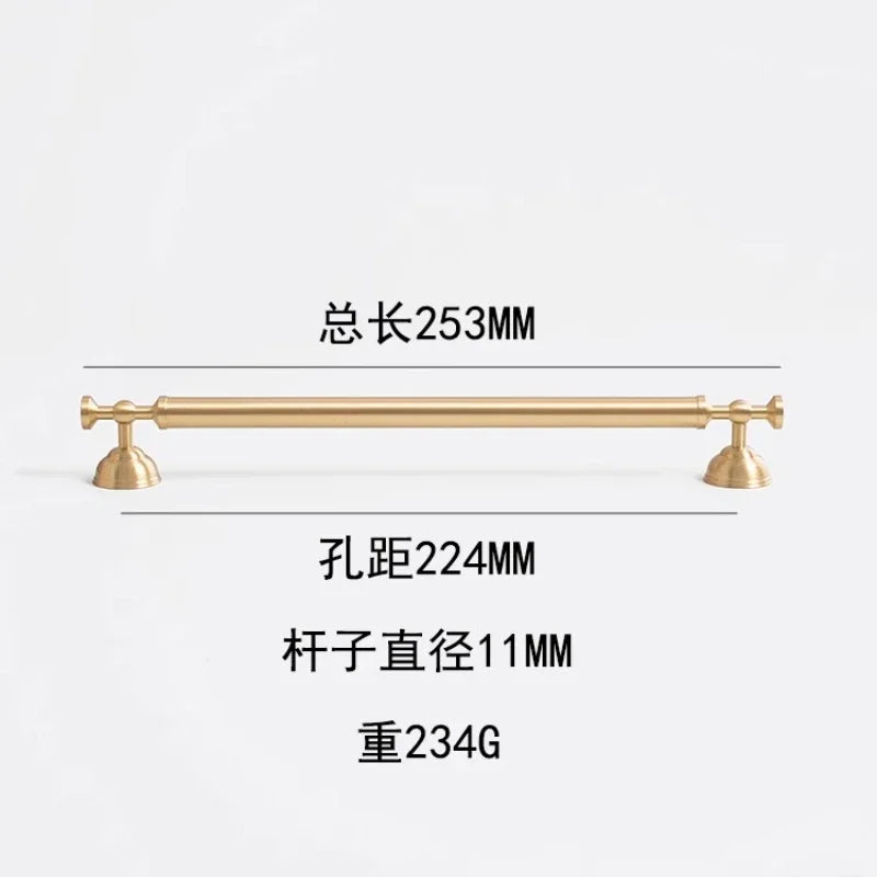 High End French Cabinet Handle Light Luxury Bathroom