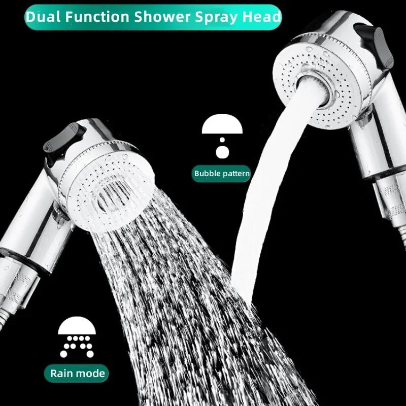 Shower Spray Head Dual Function Bathroom Faucet Tap