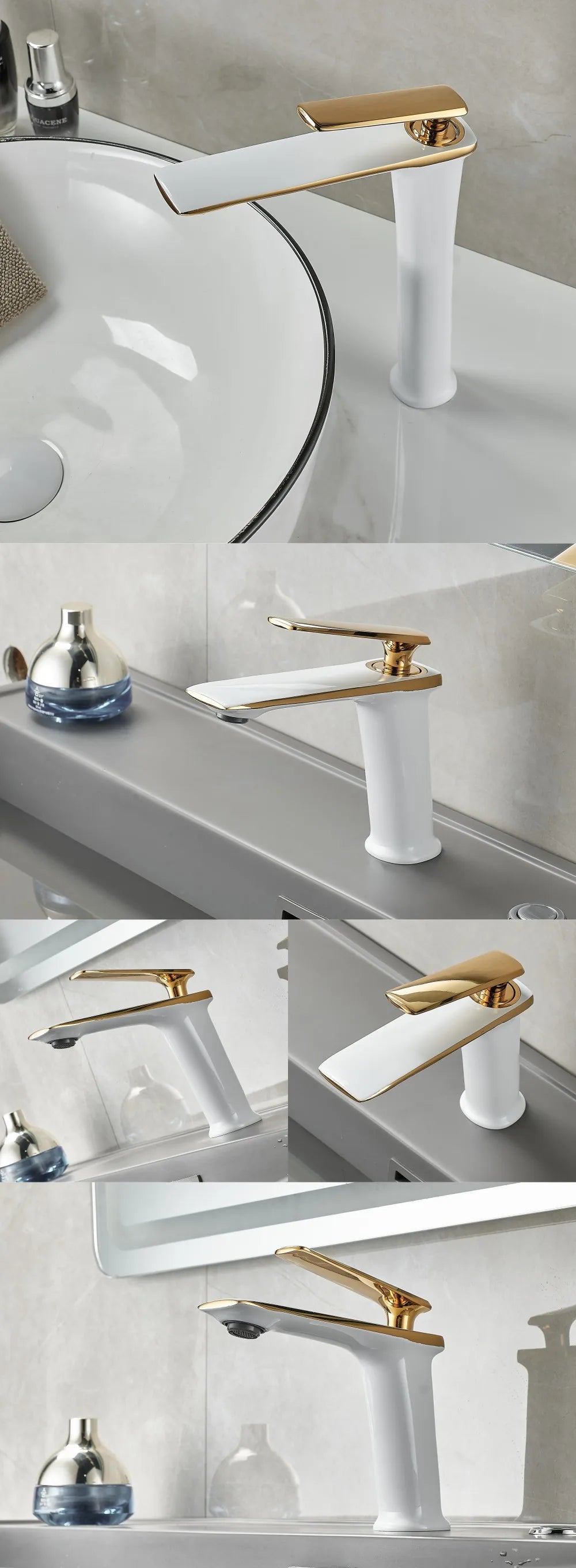 Basin Faucets Black Brass Faucet Cold Bathroom Sink