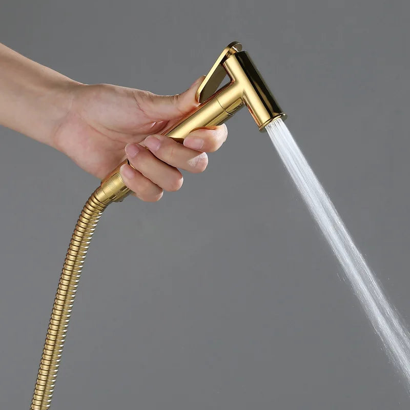 Wall Mounted Bidet Sprayer Faucet Bathroom Cold Water