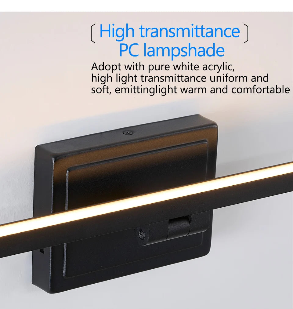 Modern Bathroom Vanity Light Led Dimmable 5cct Bathroom