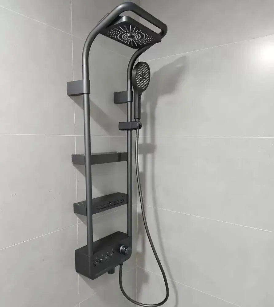 Modern High End Bathroom Shower Faucet Rainfall Waterfall