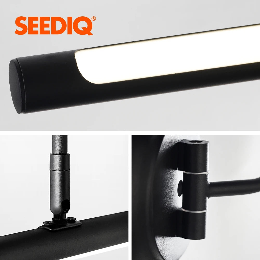 Seediq Modern Led Wall Light Wall Mounted Black