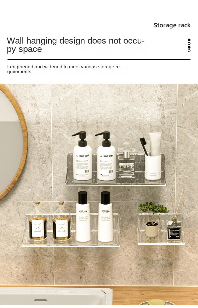 3478 Bathroom Mirror Cabinet Storage Box Wall-Mounted Washstand