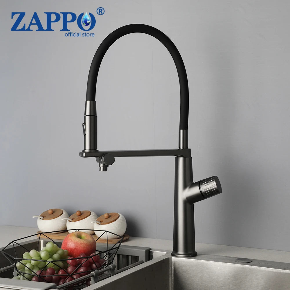 Zappo Faucet Separate Drinking Water Pull Out Sink