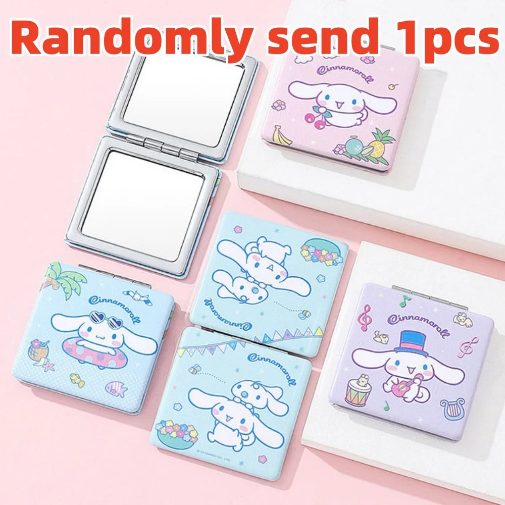 Genuine Hello Kitty Melody Folding Makeup Mirror Cartoon