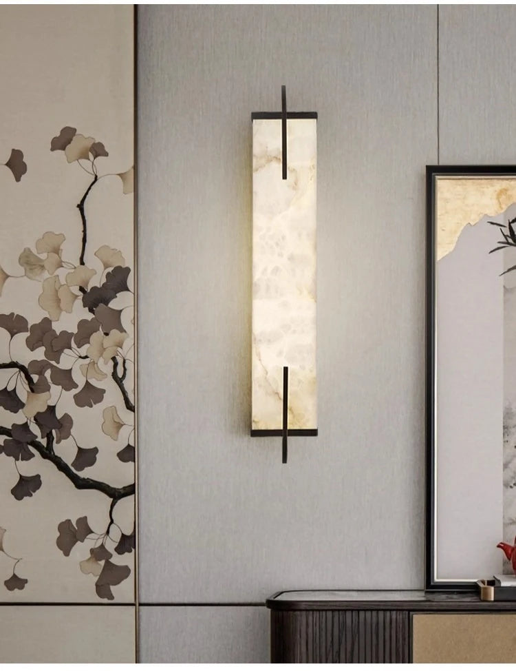 Alabaster Wall Sconces Lamp Natural Marble Wall Sconces