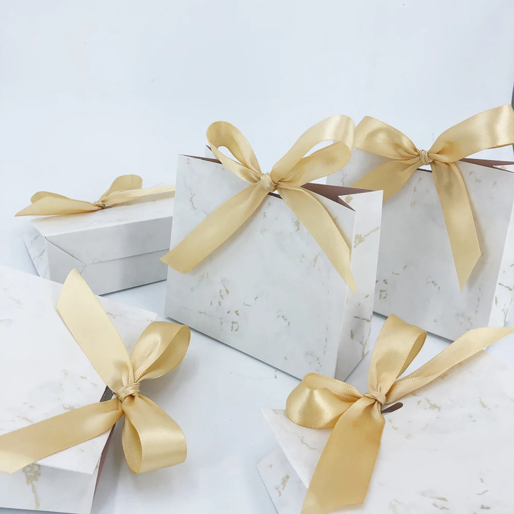 Customization Marble Style Gift Box Wedding Baby Shower