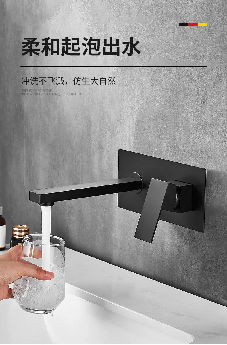 Bathtub Faucet Cold Waterfall Wall Mounted Water Tap