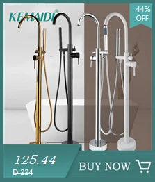 Kemaidi Golden Plated Bathtub Filler Shower Roman Tub